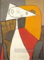 Woman Sitting Figure 1930 cubist Pablo Picasso
